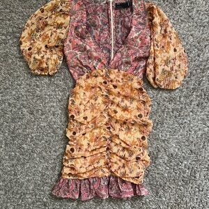 ASOS Multicolor Floral Mini Dress